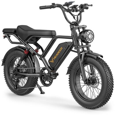 HEADEER BK20 Vélo Électrique Fat Bike 20 Moteur 750W Batterie Lithium 48V 20Ah Vitesse 50km/h Double Suspension E-Bike Tout Terrain - Publicité HEADEER BK20 Vélo Électrique Fat Bike 20 Moteur 750W Batterie Lithium 48V 20Ah Vitesse 50km/h Double Suspension E-Bike Tout Terrain - Publicité