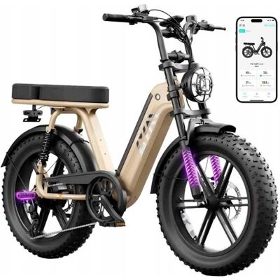 Vélo Électrique TST R7 - Moteur 1200W - Batterie 48V15Ah - Autonomie 90km Vitesse 45km/h - 20×4.0 Tout-Terrain Freins Hydrauliques Jaune - Publicité Vélo Électrique TST R7 - Moteur 1200W - Batterie 48V15Ah - Autonomie 90km Vitesse 45km/h - 20×4.0 Tout-Terrain Freins Hydrauliques Jaune - Publicité