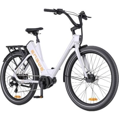 Vélo Électrique Femme - ENGWE P275 ST - Moteur Central 250W - Autonomie 260km - 27.5 - Blanc Blanc - Publicité Vélo Électrique Femme - ENGWE P275 ST - Moteur Central 250W - Autonomie 260km - 27.5 - Blanc Blanc - Publicité