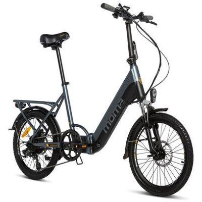 Moma Bikes - Vélo Electrique Pliant 20 PRO - Bat. 48V 13Ah - Autonomie Max 120km - 7 Vitesses - Freins Hydrauliques - Gris - Publicité Moma Bikes - Vélo Electrique Pliant 20 PRO - Bat. 48V 13Ah - Autonomie Max 120km - 7 Vitesses - Freins Hydrauliques - Gris - Publicité