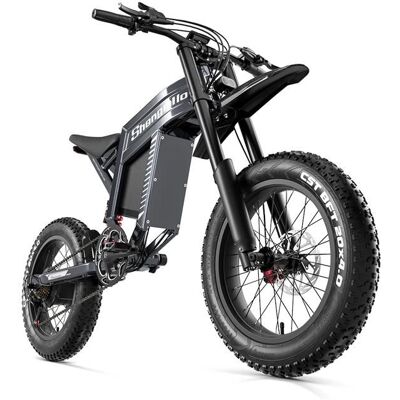 SHENGMILO Vélo électrique homme/femme 1500 W E-Dirt Bike 60 V 30 Ah E-Mountain Bike 65 km/h - Publicité SHENGMILO Vélo électrique homme/femme 1500 W E-Dirt Bike 60 V 30 Ah E-Mountain Bike 65 km/h - Publicité