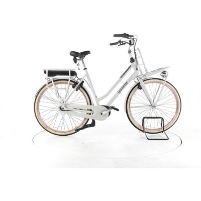 Vélo électrique - Gazelle Miss Grace C7+ HMB - blanc - Vélo électrique de ville - Bosch 500 Wh Reconditionné Blanc - Publicité Vélo électrique - Gazelle Miss Grace C7+ HMB - blanc - Vélo électrique de ville - Bosch 500 Wh Reconditionné Blanc - Publicité