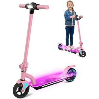 E-RIDES Trottinette Électrique Enfants Rose – Pliable - 130W – 3 Vitesses – 6.5” – LCD Écran – 8KM – Phare Avant - Meilleur Cadeau Rose - Publicité E-RIDES Trottinette Électrique Enfants Rose – Pliable - 130W – 3 Vitesses – 6.5” – LCD Écran – 8KM – Phare Avant - Meilleur Cadeau Rose - Publicité