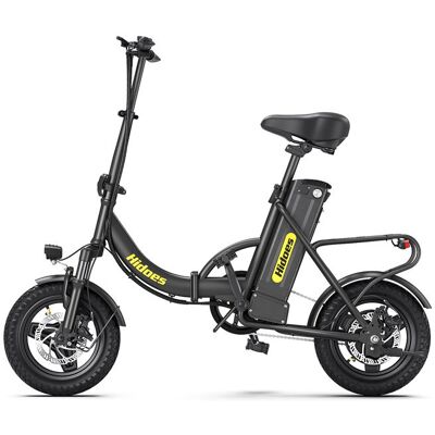 Vélo électrique pliable Hidoes C5 batterie amovible 36 V 104 Ah 25 km/h 14 po noir Noir - Publicité Vélo électrique pliable Hidoes C5 batterie amovible 36 V 104 Ah 25 km/h 14 po noir Noir - Publicité
