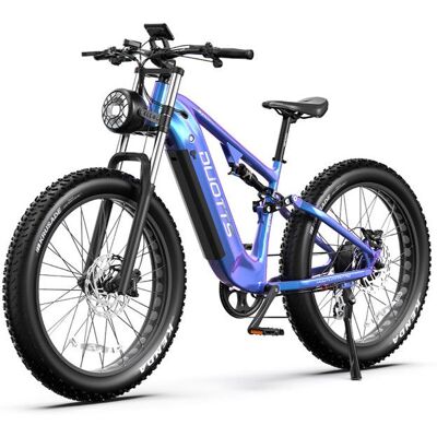 Vélo Électrique DUOTTS E26 - VTT électrique 26 pouces - Moteur 750W - 48V 20Ah - Autonomie 120 km - Pneus 26x4.0 - Avec APPBleu Bleu - Publicité Vélo Électrique DUOTTS E26 - VTT électrique 26 pouces - Moteur 750W - 48V 20Ah - Autonomie 120 km - Pneus 26x4.0 - Avec APPBleu Bleu - Publicité