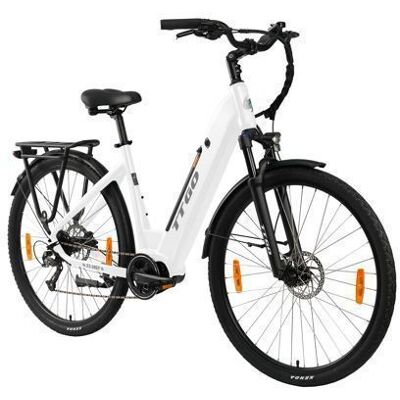 TTGO Vélo Électrique Femme 28 Cadre Bas - Moteur Central 250W Batterie 36V 20Ah Amovible 130km d’AutonomieShimano 7 Vitesses - Publicité TTGO Vélo Électrique Femme 28 Cadre Bas - Moteur Central 250W Batterie 36V 20Ah Amovible 130km d’AutonomieShimano 7 Vitesses - Publicité