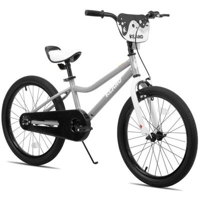 Vélo enfant - JOYSTAR - 20 pouces - Cadre acier haute teneur en carbone - Frein main + rétropédalage - Pré-assemblé 85% Gris - Publicité Vélo enfant - JOYSTAR - 20 pouces - Cadre acier haute teneur en carbone - Frein main + rétropédalage - Pré-assemblé 85% Gris - Publicité