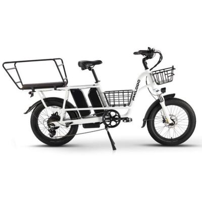 Vélo électrique - PHILODO - Traveller - Double batterie 48V35Ah (1680Wh) - Moteur 750W (pic 1000W) - Autonomie jusquà 225 km - Publicité Vélo électrique - PHILODO - Traveller - Double batterie 48V35Ah (1680Wh) - Moteur 750W (pic 1000W) - Autonomie jusquà 225 km - Publicité