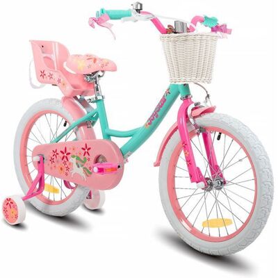 Vélo enfant - JOYSTAR Unicorn - 18 pouces - Vert - Roues dentraînement amovibles Vert - Publicité Vélo enfant - JOYSTAR Unicorn - 18 pouces - Vert - Roues dentraînement amovibles Vert - Publicité