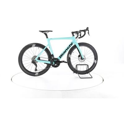 Vélo - Bianchi Aria Disc 105 Di2 - bleu - Vélo de Route - Carbon Reconditionné Bleu - Publicité Vélo - Bianchi Aria Disc 105 Di2 - bleu - Vélo de Route - Carbon Reconditionné Bleu - Publicité