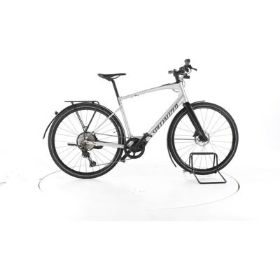Vélo électrique - Specialized Turbo Vado SL 5.0 EQ - argent - Vélo électrique de trekking - Specialized 320 Wh Reconditionné - Publicité Vélo électrique - Specialized Turbo Vado SL 5.0 EQ - argent - Vélo électrique de trekking - Specialized 320 Wh Reconditionné - Publicité