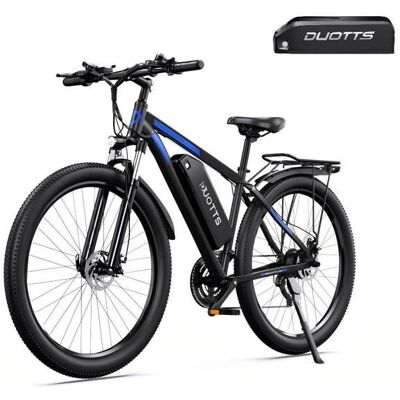 Vélo Électrique Homme DUOTTS C29 Moteur 750W Amovible Double Batterie 48V 15Ah Autonomie 100km Shimano 21 APP Noir - Publicité Vélo Électrique Homme DUOTTS C29 Moteur 750W Amovible Double Batterie 48V 15Ah Autonomie 100km Shimano 21 APP Noir - Publicité