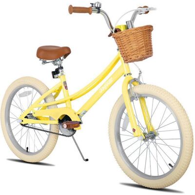 Vélo pour enfants - HILAND - Fantasy Princess - 20 pouces - Jaune - 7-13 ans Jaune - Publicité Vélo pour enfants - HILAND - Fantasy Princess - 20 pouces - Jaune - 7-13 ans Jaune - Publicité