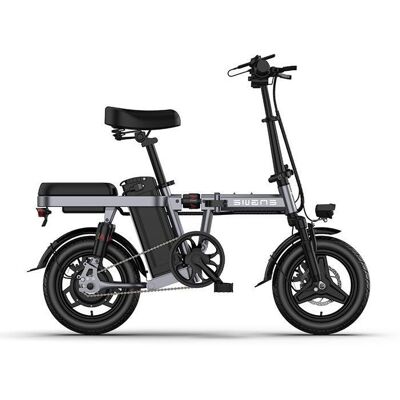 ENGWE T14 - Velo Electrique Pliable 250W 48V10AH Top 20mph 14 pouces Autonomie 28km Mini-e-bike de Ville-Gris Gris - Publicité ENGWE T14 - Velo Electrique Pliable 250W 48V10AH Top 20mph 14 pouces Autonomie 28km Mini-e-bike de Ville-Gris Gris - Publicité