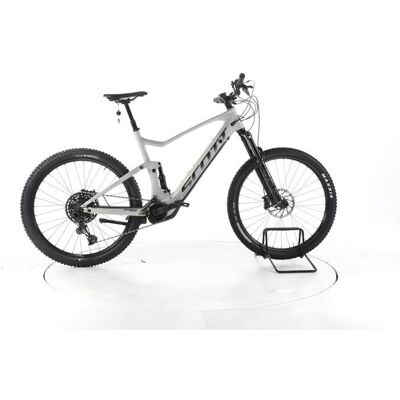 Vélo électrique - Scott Strike eRIDE 910 - gris - VTT électrique tout suspendu - Bosch 625 Wh Reconditionné Gris - Publicité Vélo électrique - Scott Strike eRIDE 910 - gris - VTT électrique tout suspendu - Bosch 625 Wh Reconditionné Gris - Publicité