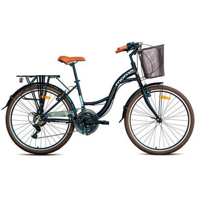Moma Bikes - Vélo de Ville 28 URBAN - SHIMANO 21 Vitesses - Noir Noir - Publicité Moma Bikes - Vélo de Ville 28 URBAN - SHIMANO 21 Vitesses - Noir Noir - Publicité