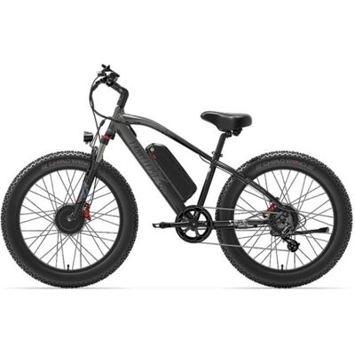 LANKELEISI MG740PLUS Vélo électrique tout-terrain à double moteur(gris) Gris - Publicité LANKELEISI MG740PLUS Vélo électrique tout-terrain à double moteur(gris) Gris - Publicité