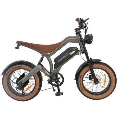 Vélo électrique DYU M20 tout-terrain batterie 48 V 182 Ah marron Marron - Publicité Vélo électrique DYU M20 tout-terrain batterie 48 V 182 Ah marron Marron - Publicité