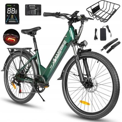 SAMEBIKE - RS-A01 Pro-T - Vélo Électrique - Moteur 500W - Batterie 36V 15Ah - Vitesse Max 25km/h - 90KM Autonomie - vert Vert - Publicité SAMEBIKE - RS-A01 Pro-T - Vélo Électrique - Moteur 500W - Batterie 36V 15Ah - Vitesse Max 25km/h - 90KM Autonomie - vert Vert - Publicité