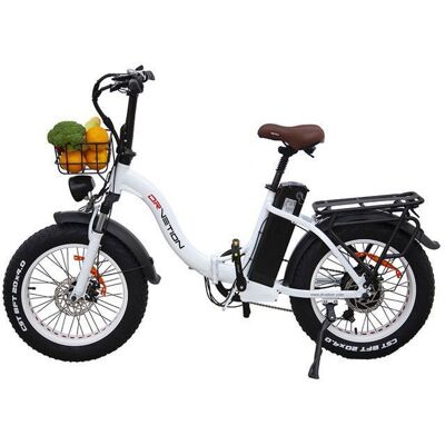 Vélo Electrique Pliant - DRVETION CT20 - Moteur 750W - Samsung Batterie 20Ah 45KM/h- Autonomie 100 km - Shimano 7 Vitesses-Blanc Blanc - Publicité Vélo Electrique Pliant - DRVETION CT20 - Moteur 750W - Samsung Batterie 20Ah 45KM/h- Autonomie 100 km - Shimano 7 Vitesses-Blanc Blanc - Publicité