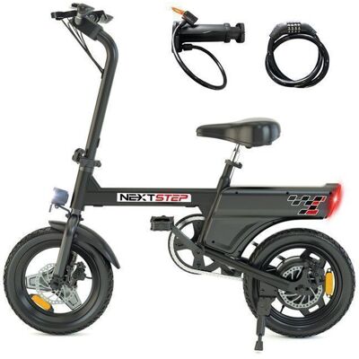 Vélo Électrique Pliable - YEE GOO - LE003 - Roues 14 - Moteur 250W - Autonomie 30-45km - Noir Noir - Publicité Vélo Électrique Pliable - YEE GOO - LE003 - Roues 14 - Moteur 250W - Autonomie 30-45km - Noir Noir - Publicité