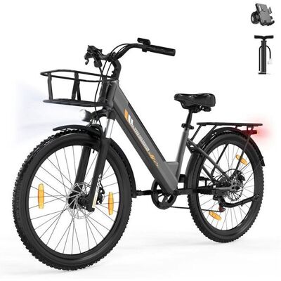 Runetic LE007 Vélo Électrique 26 - Moteur 250W - Batterie 36V 13Ah - 25 km/h Max - Autonomie 80kmGris Gris - Publicité Runetic LE007 Vélo Électrique 26 - Moteur 250W - Batterie 36V 13Ah - 25 km/h Max - Autonomie 80kmGris Gris - Publicité