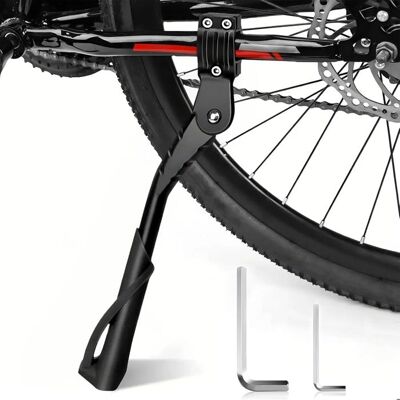 Béquille de Vélo de 24 à 29 Pouces - Réglable en Hauteur - Antidérapante - Charge maximale 35 kg - pour Vélos Électriques VTT - Publicité Béquille de Vélo de 24 à 29 Pouces - Réglable en Hauteur - Antidérapante - Charge maximale 35 kg - pour Vélos Électriques VTT - Publicité