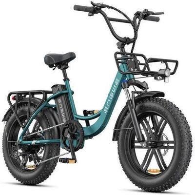 Vélo Fat Bike Électrique ENGWE L20 BOOST 20 Pouces 48V 13Ah 250W Autonomie 140Km 7 Vitesses Batterie Amovible Vert Vert - Publicité Vélo Fat Bike Électrique ENGWE L20 BOOST 20 Pouces 48V 13Ah 250W Autonomie 140Km 7 Vitesses Batterie Amovible Vert Vert - Publicité