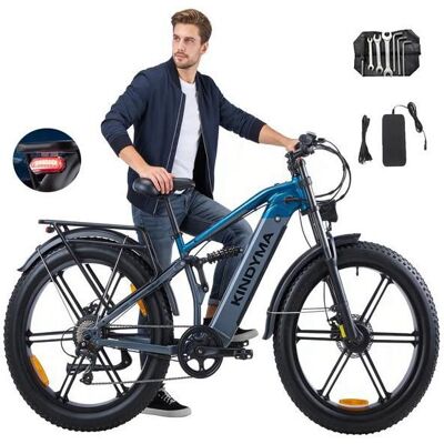 2026 KIMDYMA K03 vélo électrique 2000w 20ah 48v 100km frein à huile 26 pouces VTT - bleu Bleu - Publicité 2026 KIMDYMA K03 vélo électrique 2000w 20ah 48v 100km frein à huile 26 pouces VTT - bleu Bleu - Publicité