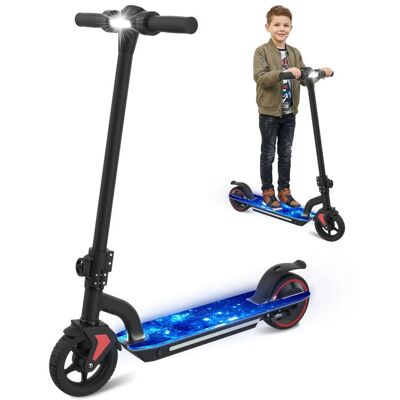 E-RIDES Trottinette Électrique Enfants Noir – Pliable - 130W – 3 Vitesses – 6.5” – LCD Écran – 8KM – Phare Avant - Meilleur Cadeau Noir - Publicité E-RIDES Trottinette Électrique Enfants Noir – Pliable - 130W – 3 Vitesses – 6.5” – LCD Écran – 8KM – Phare Avant - Meilleur Cadeau Noir - Publicité