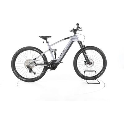 Vélo électrique - Cube Stereo Hybrid 120 Race - argent - VTT électrique tout suspendu - Bosch 750 Wh Reconditionné - Publicité Vélo électrique - Cube Stereo Hybrid 120 Race - argent - VTT électrique tout suspendu - Bosch 750 Wh Reconditionné - Publicité