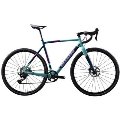 Vélo Bianchi Zolder Pro Shimano Grx 12V - ck16/purple - abyssal teal glossy - Bleu - 58 cm / 183-190 cm Bleu - Publicité Vélo Bianchi Zolder Pro Shimano Grx 12V - ck16/purple - abyssal teal glossy - Bleu - 58 cm / 183-190 cm Bleu - Publicité
