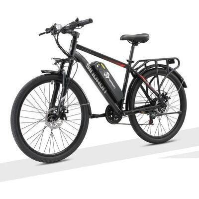 SINOHON EM200D Vélo Électrique 500W jusqu’à 45 km/h autonomie 40–80 km batterie 48V 125Ah Shimano 21 vitesses Noir - Publicité SINOHON EM200D Vélo Électrique 500W jusqu’à 45 km/h autonomie 40–80 km batterie 48V 125Ah Shimano 21 vitesses Noir - Publicité