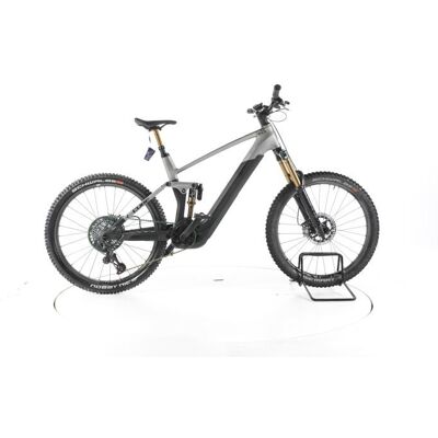 Vélo électrique - Cube Stereo Hybrid 160 HPC SLT - gris - VTT électrique tout suspendu - Bosch 750 Wh Reconditionné Gris - Publicité Vélo électrique - Cube Stereo Hybrid 160 HPC SLT - gris - VTT électrique tout suspendu - Bosch 750 Wh Reconditionné Gris - Publicité