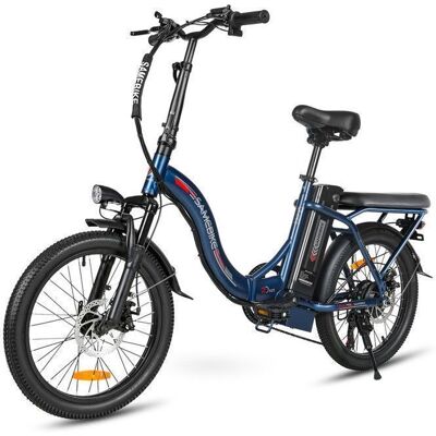 SMARTAI Samebike CY20 - Vélo électrique pliable 20 VAE - Moteur 350W Batterie 36V 12Ah - Autonomie 90km - Shimano 7 vitessesBleu foncé Bleu - Publicité SMARTAI Samebike CY20 - Vélo électrique pliable 20 VAE - Moteur 350W Batterie 36V 12Ah - Autonomie 90km - Shimano 7 vitessesBleu foncé Bleu - Publicité