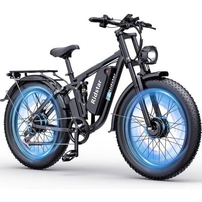 Vélo électrique - RIDSTAR - E26 Pro - Moteur 2000W - Batterie 48V 23Ah - Autonomie 100KM Noir - Publicité Vélo électrique - RIDSTAR - E26 Pro - Moteur 2000W - Batterie 48V 23Ah - Autonomie 100KM Noir - Publicité