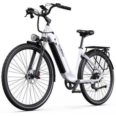 AUTREMENT Vélo électrique homme/femme ONESPORT OT05 PRO 250 W 36 V 225 Ah 275 pouces 140 km Blanc - Publicité AUTREMENT Vélo électrique homme/femme ONESPORT OT05 PRO 250 W 36 V 225 Ah 275 pouces 140 km Blanc - Publicité