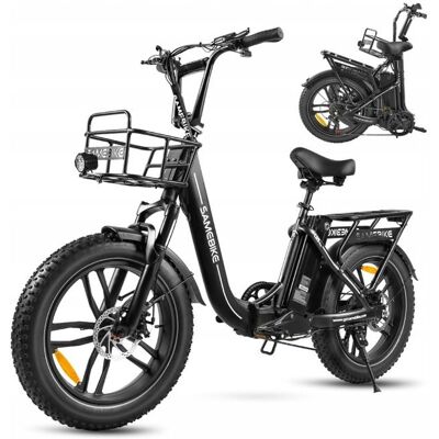 Vélo Électrique - samebike C05 Pro - Moteur 500W - Batterie 36V 13AH - Autonomie 80Km - SHIMANO 7 speed Homme/Femme VTT - Publicité Vélo Électrique - samebike C05 Pro - Moteur 500W - Batterie 36V 13AH - Autonomie 80Km - SHIMANO 7 speed Homme/Femme VTT - Publicité