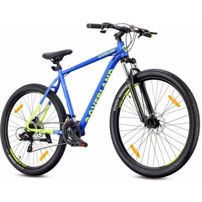 SUN BABY VTT Vélo tout terrain - Tatra Bikes Overland - Roues 29 - cadre alu 21 vitesses amortisseur freins à disque - Bleu-Citron Bleu - Publicité SUN BABY VTT Vélo tout terrain - Tatra Bikes Overland - Roues 29 - cadre alu 21 vitesses amortisseur freins à disque - Bleu-Citron Bleu - Publicité