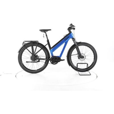 Vélo électrique - QWIC Atlas Vario - bleu - Vélo électrique de ville - QWIC 360 Wh Reconditionné Bleu - Publicité Vélo électrique - QWIC Atlas Vario - bleu - Vélo électrique de ville - QWIC 360 Wh Reconditionné Bleu - Publicité