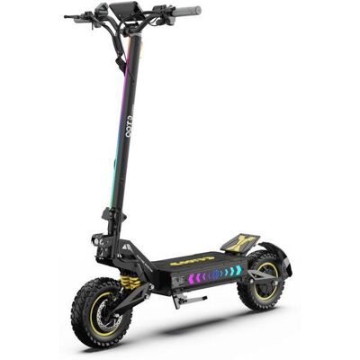 Trottinette éLectrique OOTD T10 Pro Pour Adulte Double Moteur 1300 W X 2 Pneus 11 Pouces Batterie 52 V 234 Ah Pliable Noir - Publicité Trottinette éLectrique OOTD T10 Pro Pour Adulte Double Moteur 1300 W X 2 Pneus 11 Pouces Batterie 52 V 234 Ah Pliable Noir - Publicité