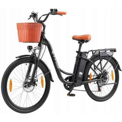 TT GO Vélo électrique TTGO YY-26ST 250 W 145 Ah 25 km/h Homme/Femme + panier SHIMANO NOIR Noir - Publicité TT GO Vélo électrique TTGO YY-26ST 250 W 145 Ah 25 km/h Homme/Femme + panier SHIMANO NOIR Noir - Publicité