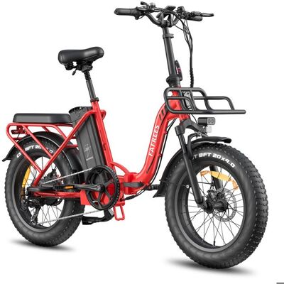 Fafrees F20 MAX Vélos électriques pliable 20 x 40 pouces Fat Bike 48V 30Ah 25 km/h Vélos assistance électrique à 7 vitesses Rouge Rouge - Publicité Fafrees F20 MAX Vélos électriques pliable 20 x 40 pouces Fat Bike 48V 30Ah 25 km/h Vélos assistance électrique à 7 vitesses Rouge Rouge - Publicité