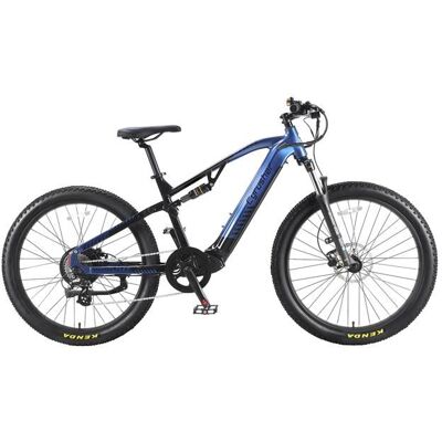Cyrusher Flex Vélo Électrique Tout-Chemin Double Capteur Batterie LG 48V 15Ah Bleu Bleu - Publicité Cyrusher Flex Vélo Électrique Tout-Chemin Double Capteur Batterie LG 48V 15Ah Bleu Bleu - Publicité