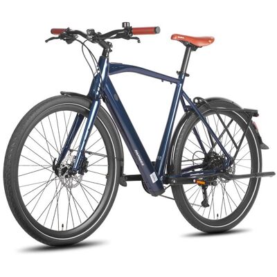 Fafrees F700M Vélo électrique urbain 700 x 42C batterie 10Ah 250W 40Nm Moteur sans balais CUES 9 vitesses 25km/h VTT électrique Bleu Bleu - Publicité Fafrees F700M Vélo électrique urbain 700 x 42C batterie 10Ah 250W 40Nm Moteur sans balais CUES 9 vitesses 25km/h VTT électrique Bleu Bleu - Publicité