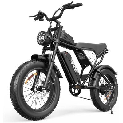 Vélo électrique YVY Q20 - Moteur 1500W - Batterie Amovible 15Ah - Autonomie 90 km - Shimano 7 Vitesses - Roues 20 VTT Noir - Publicité Vélo électrique YVY Q20 - Moteur 1500W - Batterie Amovible 15Ah - Autonomie 90 km - Shimano 7 Vitesses - Roues 20 VTT Noir - Publicité