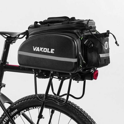 VAKOLE Bicycle Bag - Noir - Pour vélos ou vélos électriques Noir - Publicité VAKOLE Bicycle Bag - Noir - Pour vélos ou vélos électriques Noir - Publicité