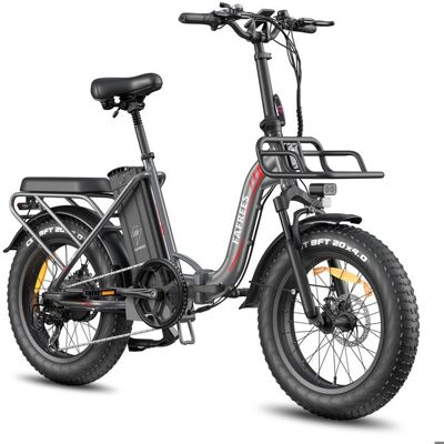 Fafrees F20 MAX Vélos électriques pliable 20 x 40 pouces Fat Bike 48V 30Ah 25 km/h Vélos assistance électrique à 7 vitesses Gris Gris - Publicité Fafrees F20 MAX Vélos électriques pliable 20 x 40 pouces Fat Bike 48V 30Ah 25 km/h Vélos assistance électrique à 7 vitesses Gris Gris - Publicité