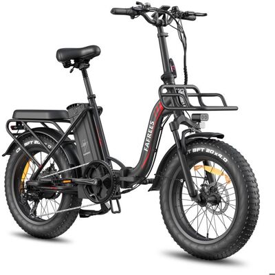 Fafrees F20 MAX Vélos électriques pliable 20 x 40 pouces Fat Bike 48V 30Ah 25 km/h Vélos assistance électrique à 7 vitesses Noir Noir - Publicité Fafrees F20 MAX Vélos électriques pliable 20 x 40 pouces Fat Bike 48V 30Ah 25 km/h Vélos assistance électrique à 7 vitesses Noir Noir - Publicité