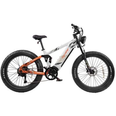 Cyrusher Ranger 2.0 Vélo Électrique Fat Bike Tout-Terrain Batterie LG 52V 20Ah Double Suspension Blanc Blanc - Publicité Cyrusher Ranger 2.0 Vélo Électrique Fat Bike Tout-Terrain Batterie LG 52V 20Ah Double Suspension Blanc Blanc - Publicité